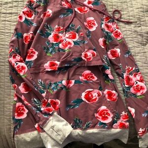 Latched Mama Floral Nursing Hoodie